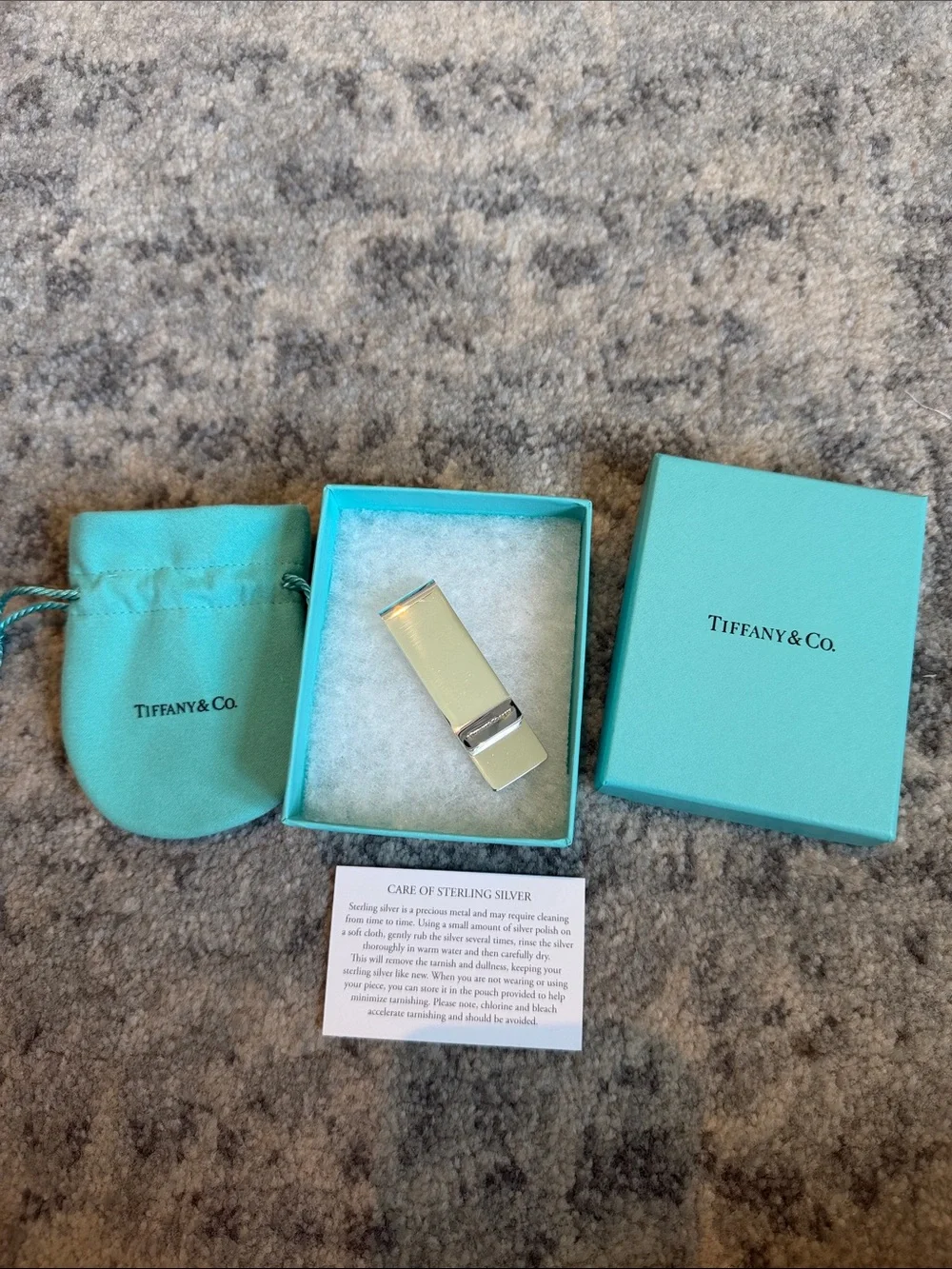 Tiffany & Co MoneyClip w Engraving